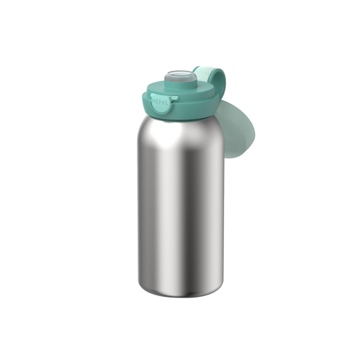 ISOLIERFLASCHE MIT KLAPPDECKEL Campus Cool Mint 500 ml - Mintgrün, Kunststoff/Metall (0.5L) - Mepal