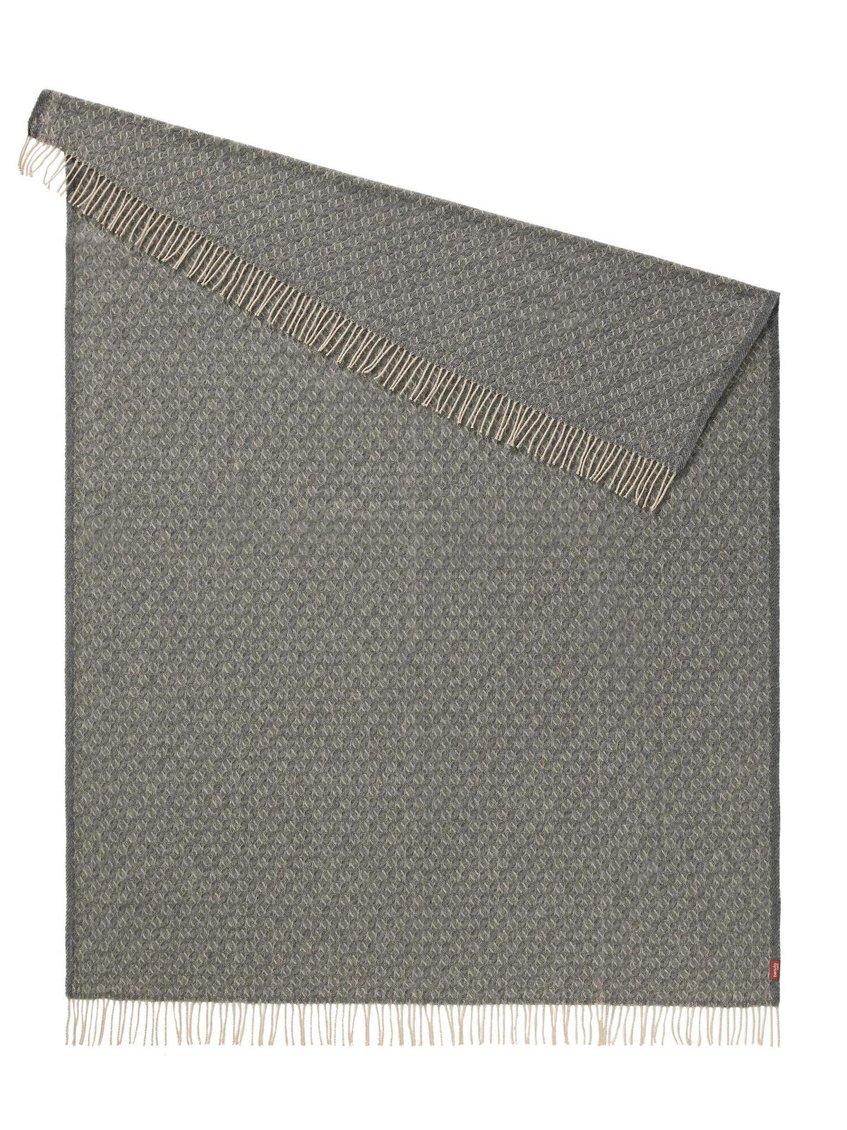 DECKE Liana Grau 130/180 cm - Grau, Textil (130/180cm) - benuta