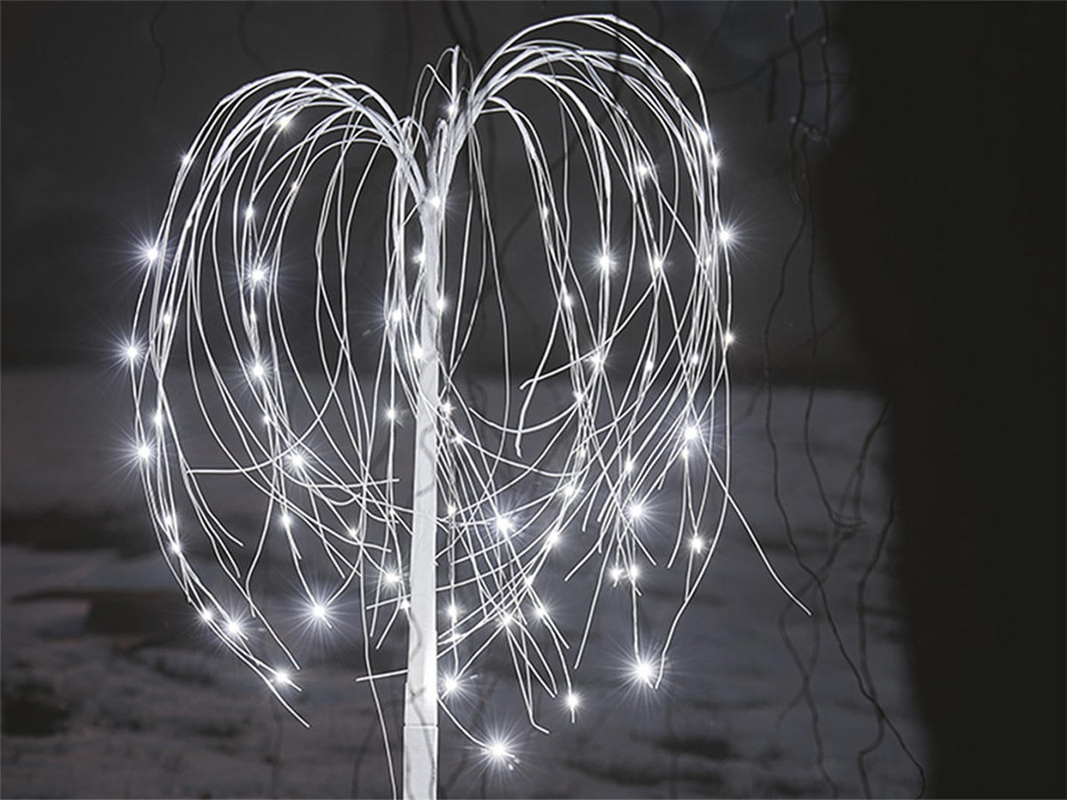 LED-LICHTWEIDE 120 cm KALTWEISS - für innen und außen - Weiß, Kunststoff/Metall (60/120/60cm) - LAALU