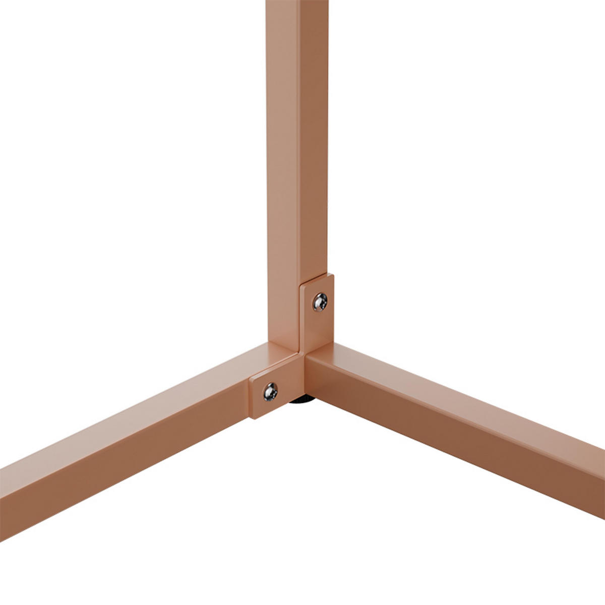 COUCHTISCH 120 cm, Braun - Braun, Metall (90/90/35cm) - Oviala