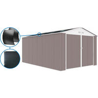 METALL-GARAGE PVC nevada - Hellgrau, Metall (310/235/470cm) - Habitat Garten