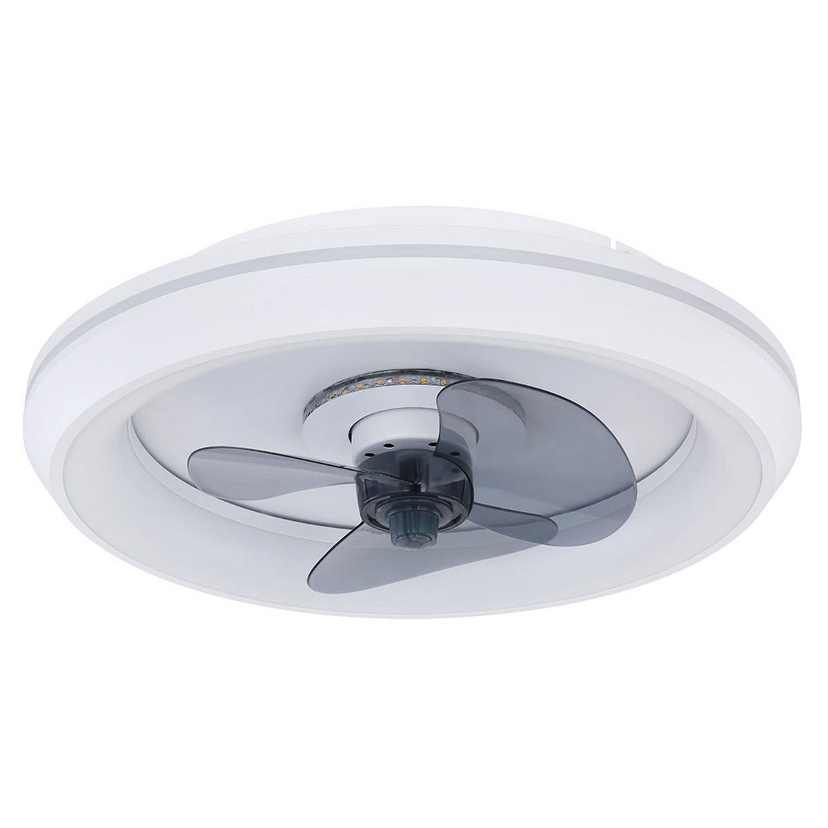 LED DECKENLEUCHTE JOEY Weiß Kunststoff - Weiß, Metall (48/48/13cm) - Globo Lighting