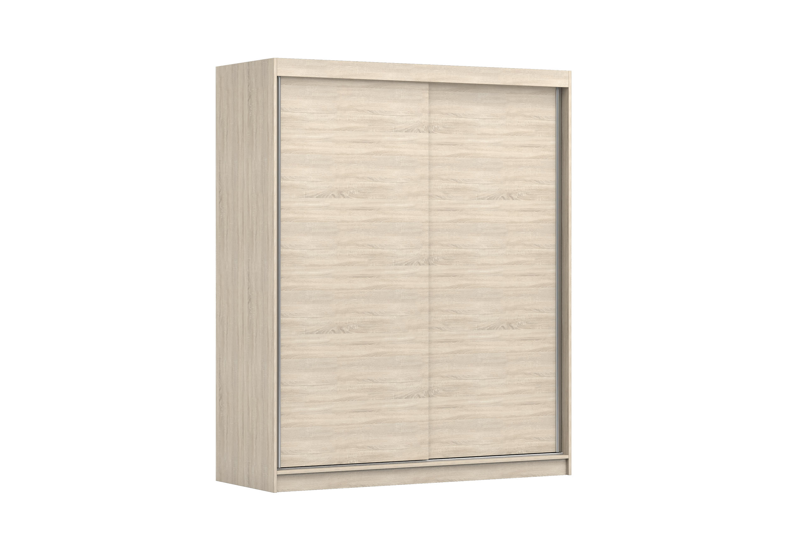 SCHIEBETÜRENSCHRANK - Kleiderschrank EVA 04 - Sonoma - Sonoma Eiche, Holzwerkstoff (160/195/61cm) - Möblo