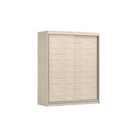 SCHIEBETÜRENSCHRANK - Kleiderschrank EVA 04 - Sonoma - Sonoma Eiche, Holzwerkstoff (160/195/61cm) - Möblo