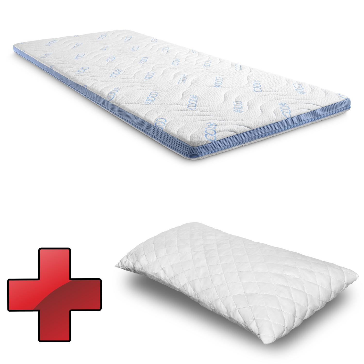 TOPPER Cool 90x200 cm - Weiß, Textil (90/200cm) - CloudComfort