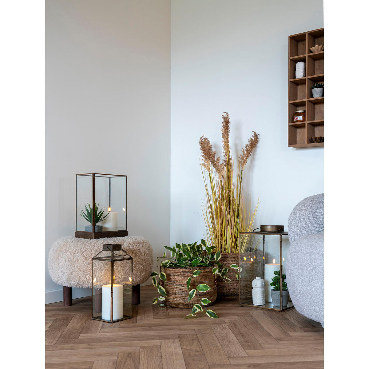 HOYA Carnosa PE-Kunststoff Grün - Grün, Kunststoff (33cm) - tinkaro