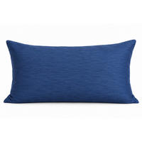 KISSENBEZUG Canada 40/60 cm meliert Blau - Blau, Textil (40/60cm) - TiborTex