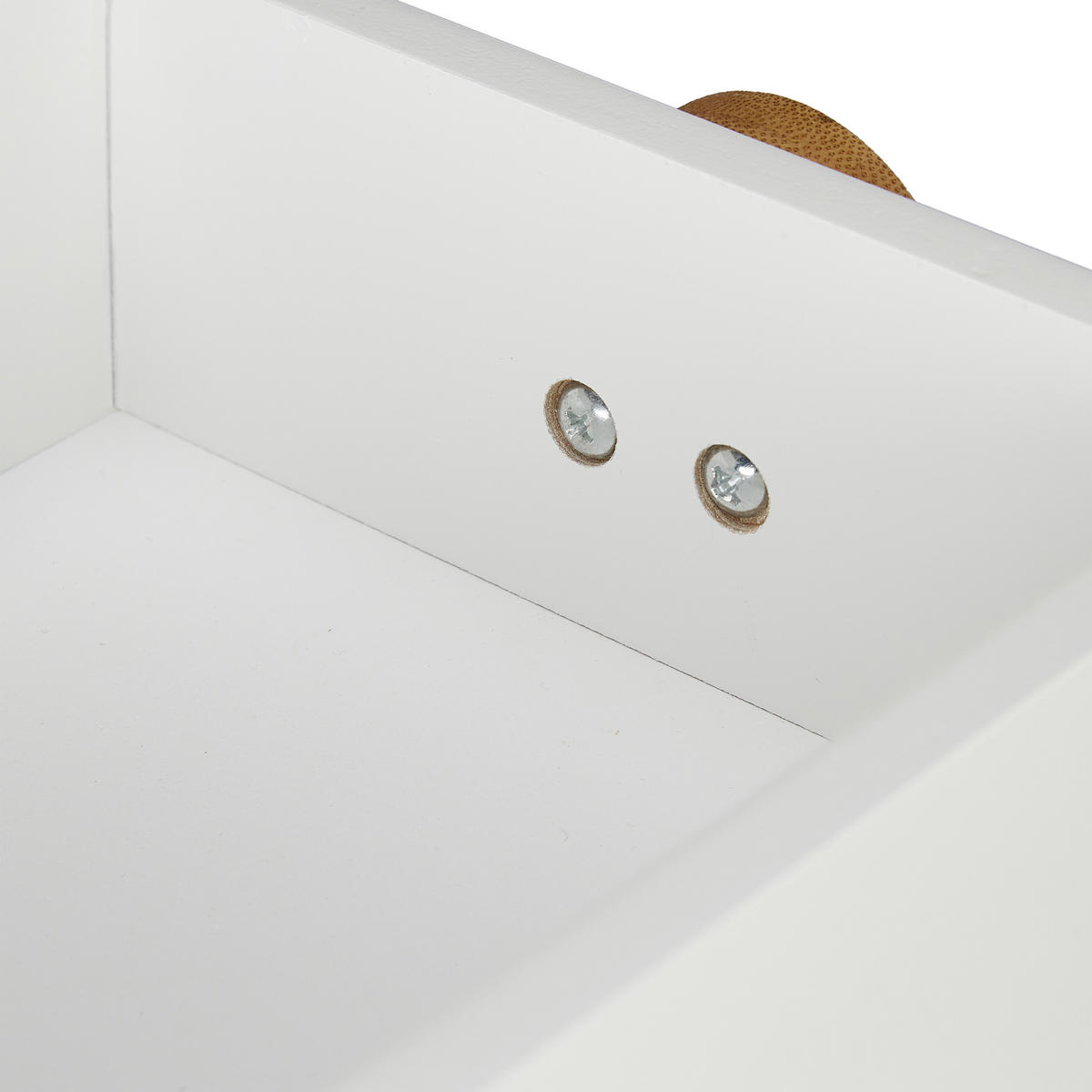 SCHREIBTISCHORGANIZER - Weiß, Holz/Holzwerkstoff (16.5/22.5/25cm) - Relaxdays