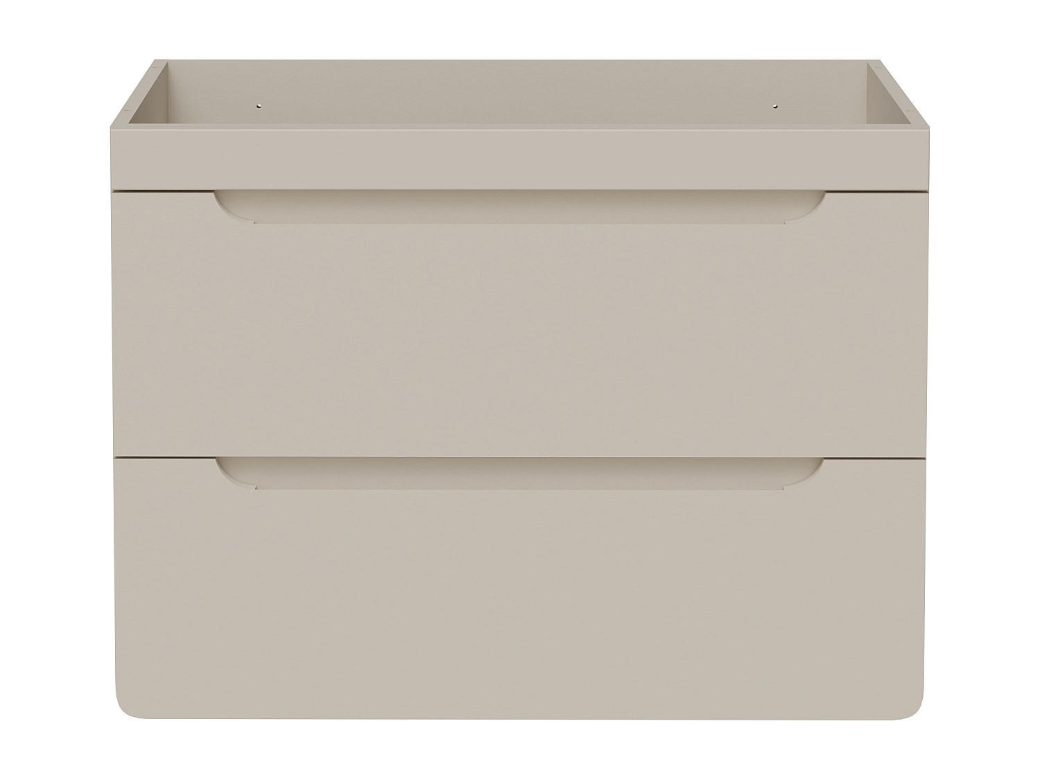 WASCHBECKENUNTERSCHRANK - 80 cm x 46 cm - holz - beige Aruba - Beige, Holz (80/59/46cm) - Vente-Unique