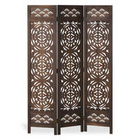 PARAVENT 120/170 cm Holz Braun Dekorativ - Braun, Holz (120/170/2cm) - Homestyle4u