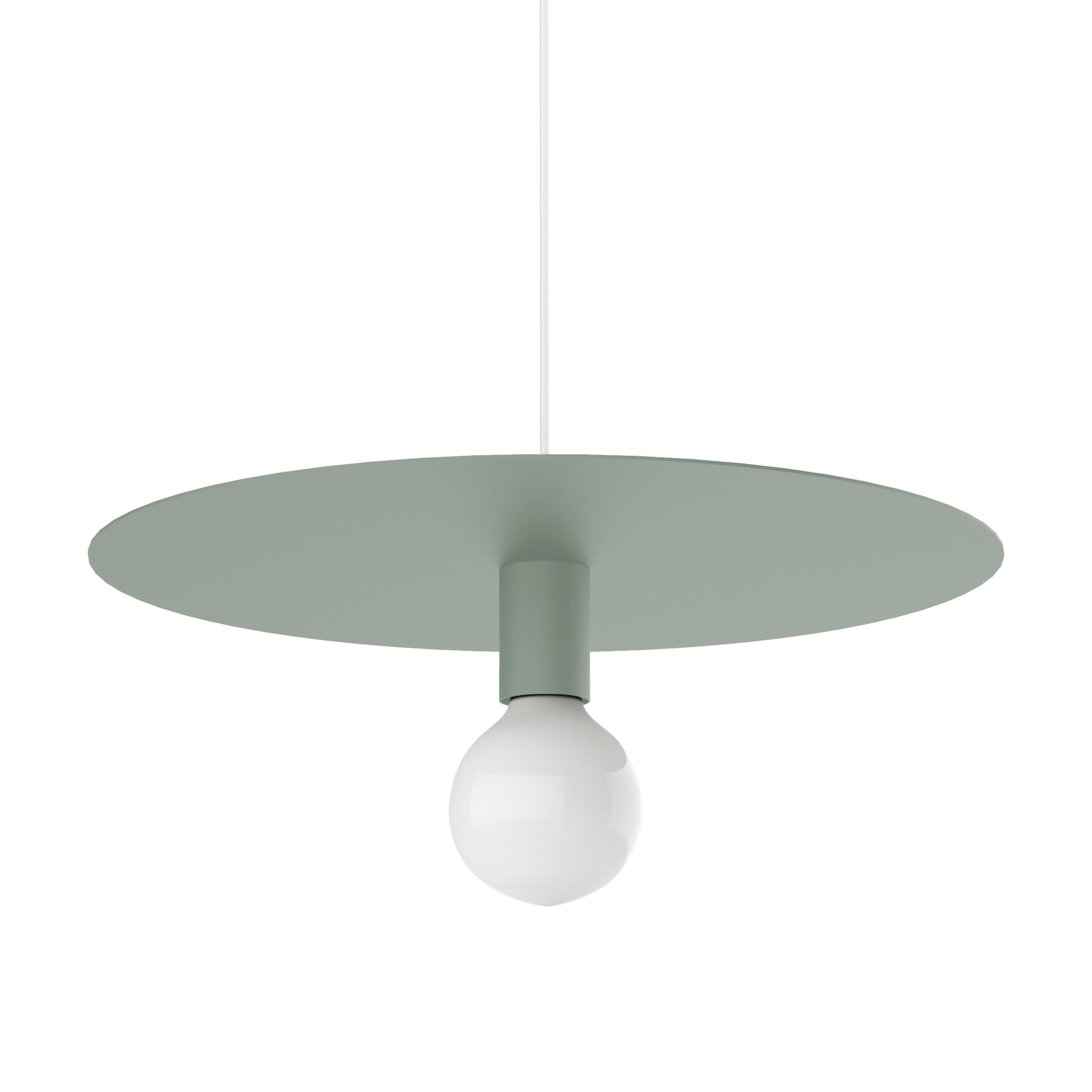 HÄNGELEUCHTE - Grün, Metall (40/40/7cm) - Lumicom