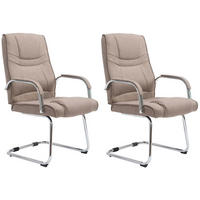 SCHWINGSTUHL 2er Set Stoff taupe - Taupe, Textil/Metall (60/104/67cm) - CLP