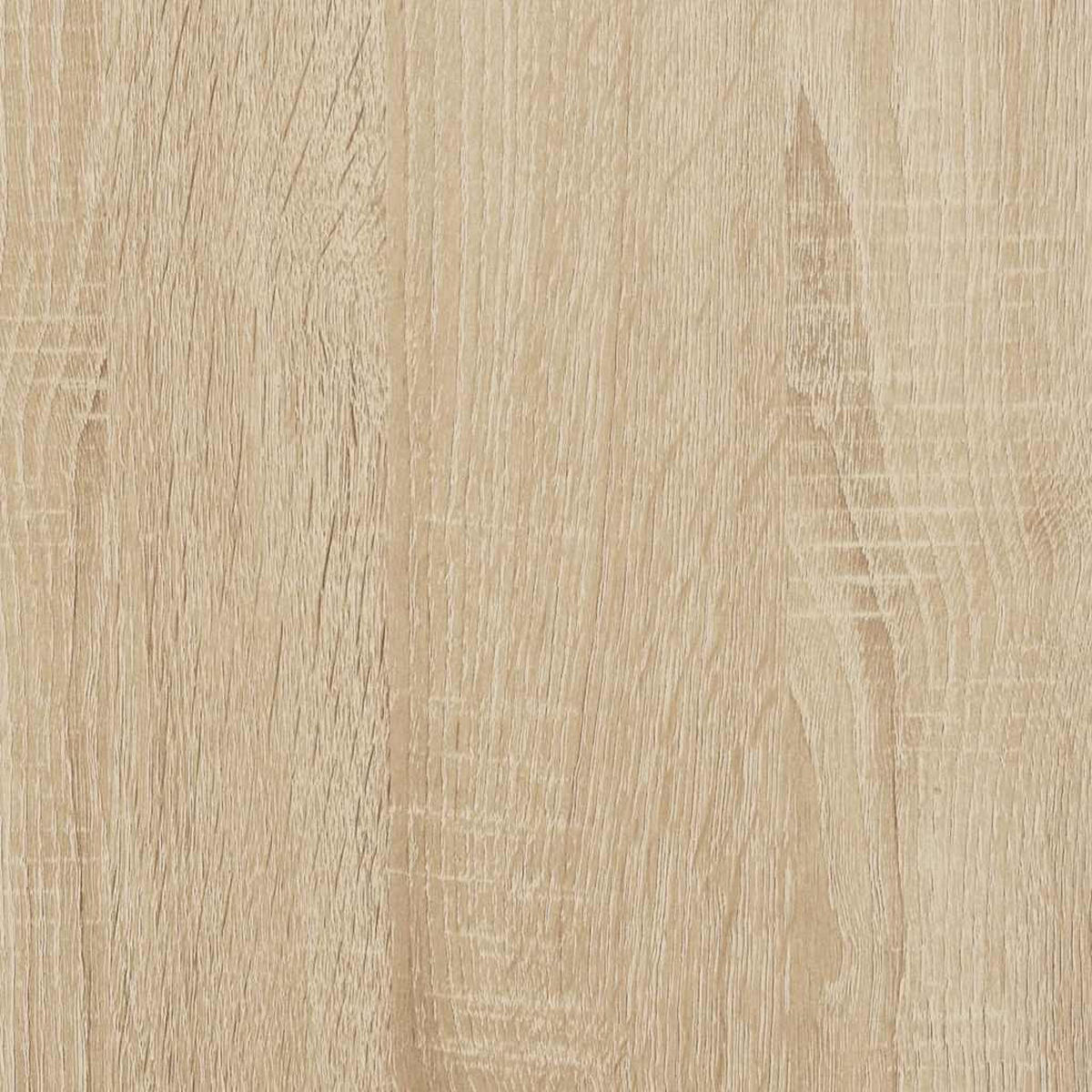 LOWBOARD mit Led-Leuchten 90/39/30 cm aus Holzwerkstoff in Sonoma-Eiche Dekor - Sonoma Eiche, Holz (90/30/39cm) - vidaXL