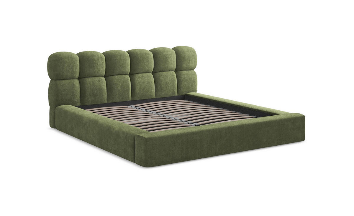 ECKSOFA Rechts Samt Stoff Blau - Blau/Schwarz, Kunststoff/Textil (224/167cm) - Makamii