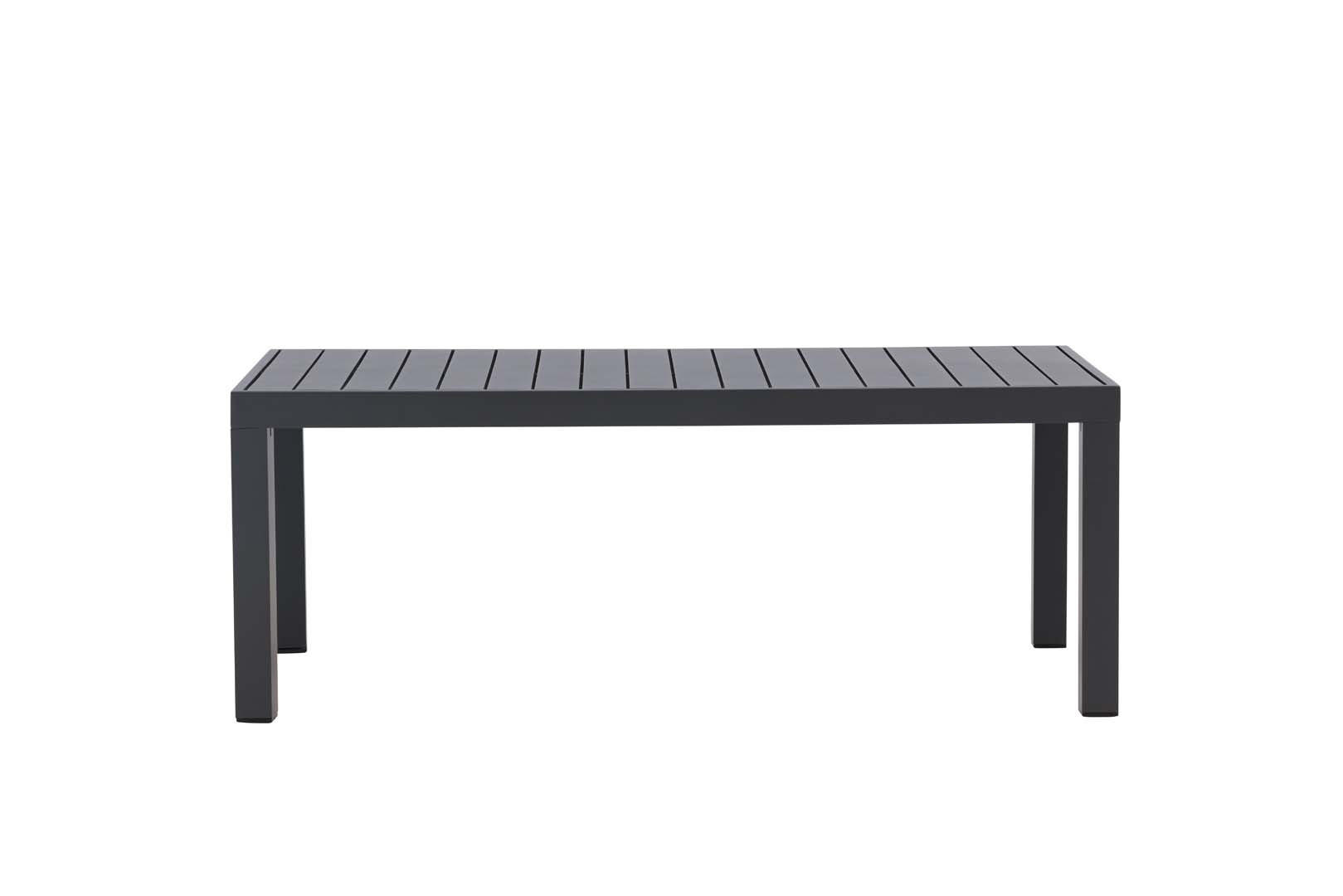 GARTENTISCH schwarz - Schwarz, Holzwerkstoff (120/70/45cm) - ebuy24