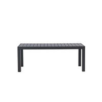 GARTENTISCH schwarz - Schwarz, Holzwerkstoff (120/70/45cm) - ebuy24