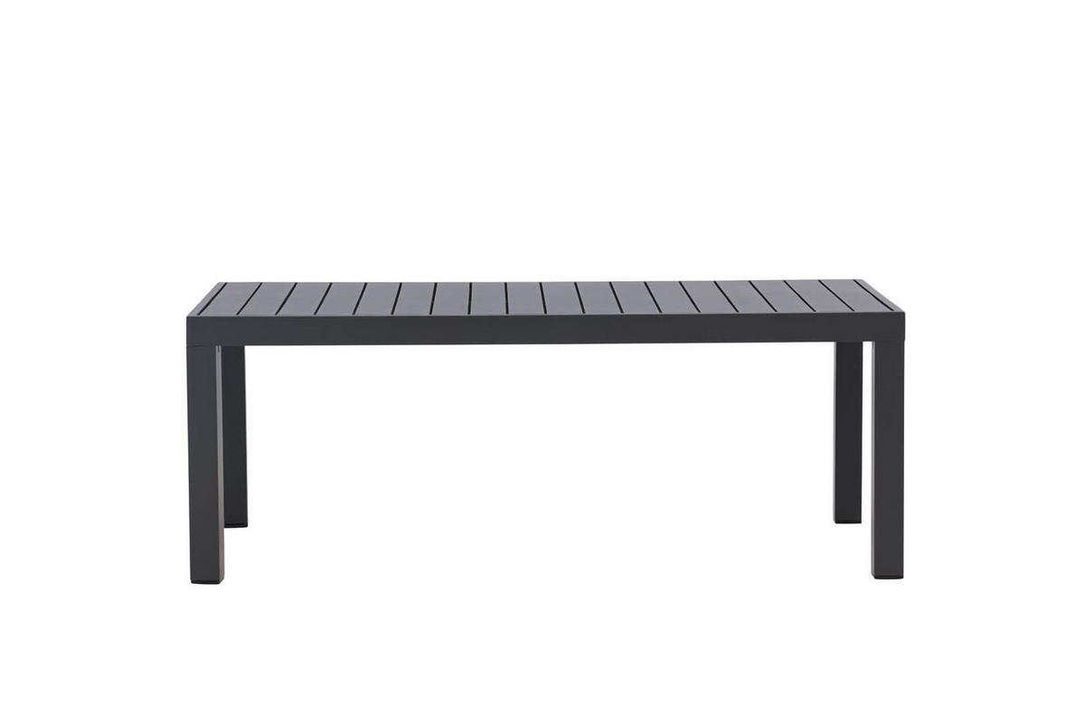 GARTENTISCH schwarz - Schwarz, Holzwerkstoff (120/70/45cm) - ebuy24