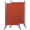 PARAVENT 2 Stück 1-tlg. 180x78 cm Rotorange - Terracotta, Metall (78/180cm) - QUICK STAR
