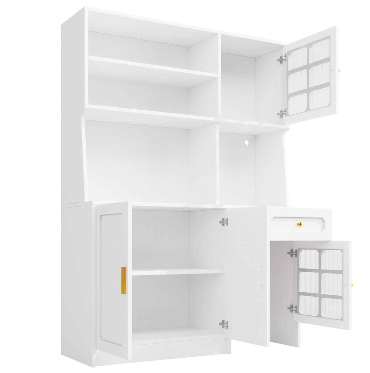 KOMODA 160/40/80 cm z odpiranjem na pritisk, mehkim zapiranjem in varovalom proti prevrnitvi, Hrast - barve hrasta, leseni material (160/80/40cm) - Redom