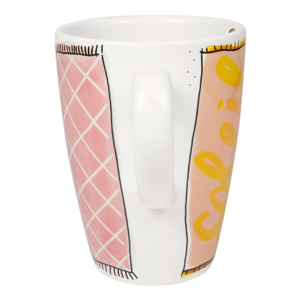 XL-BECHER Strandmädchen in Bunt - 500 ml - Multicolor, Keramik (0.5L) - Blond Amsterdam