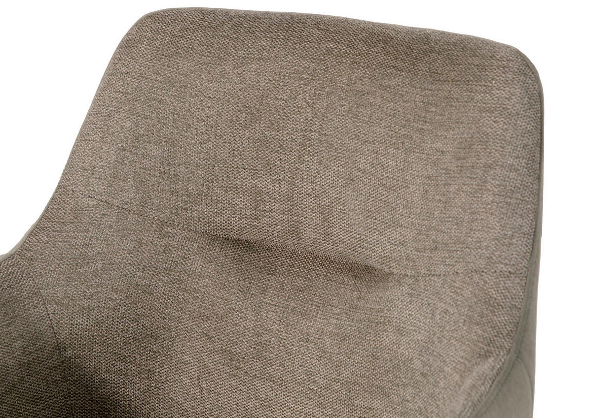 STUHL 100% Polyester 60 x 61 x 86 cm braun POLSTERSTÜHLE #01 - Braun, Kunststoff (60/86/61cm) - Massivmoebel24