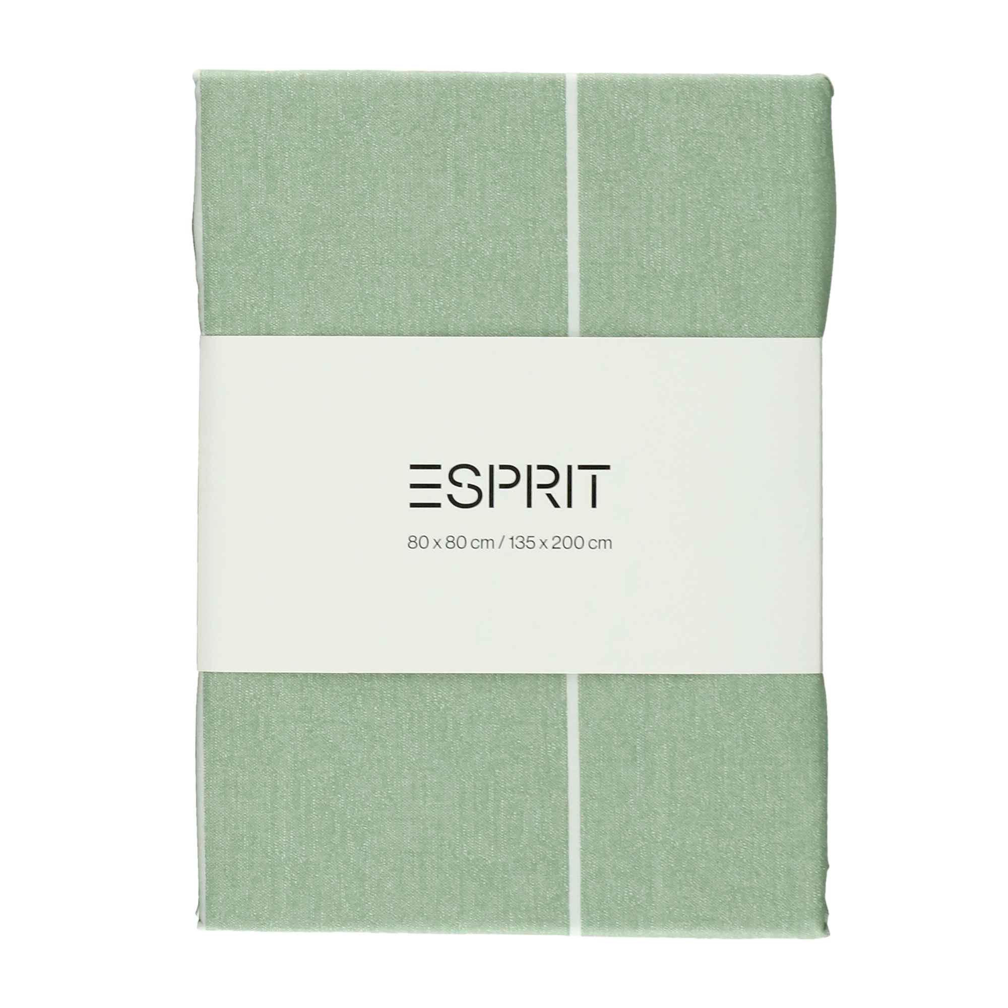 RENFORCE BETTWÄSCHE HARPLINES 2er Set - Grün, Textil (140/200cm) - Esprit