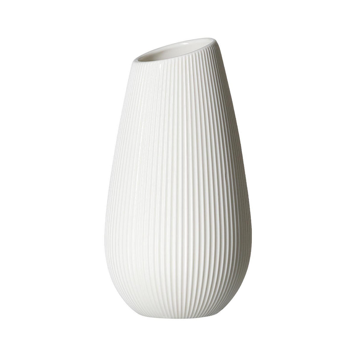 VASE Alma weiß 20 cm - Weiß, Keramik (20cm) - Ritzenhoff Breker
