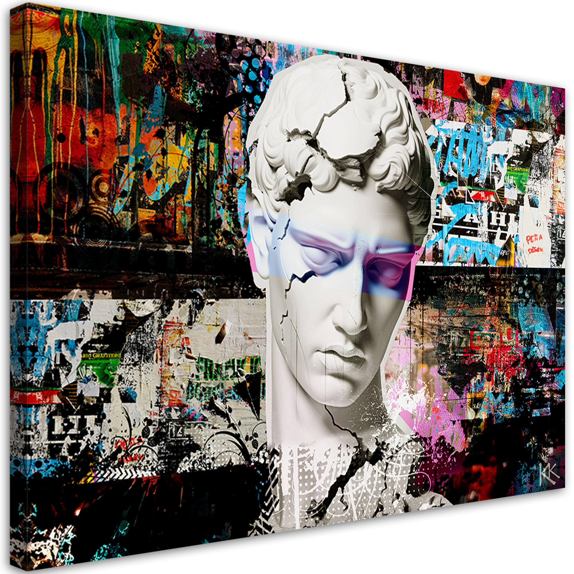Feeby Wandbild Mehrfarbig 60x40 cm