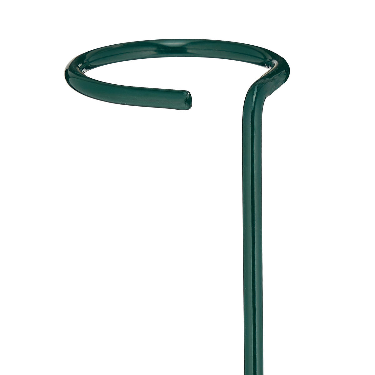 10xPFLANZSTÄBE - Dunkelgrün, Metall (6/80/6cm) - Relaxdays