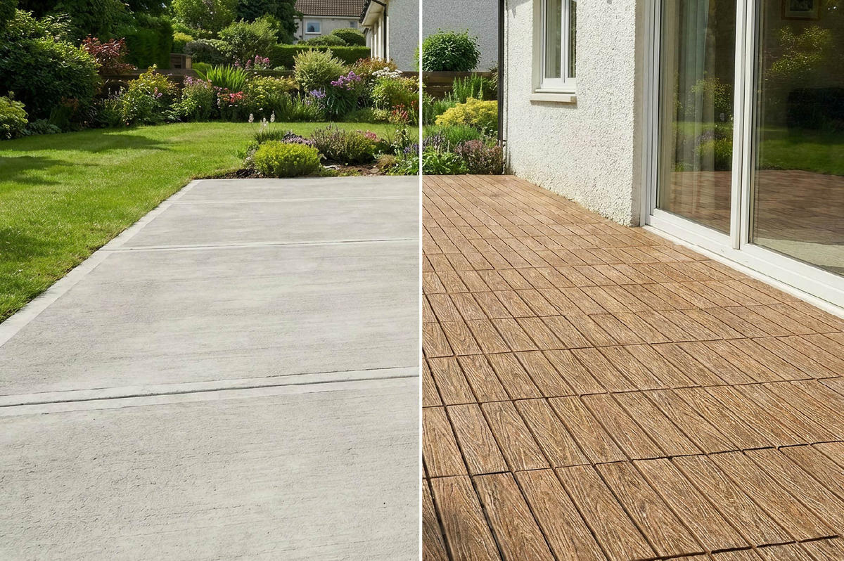 30ER-SET TERRASSENFLIESEN JURA 30x30cm Teak-Verbund - Teakfarben, Holzwerkstoff (30/30/2cm) - Casanoov