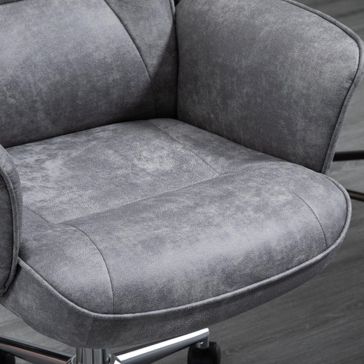 BÜROSTUHL Grau - Grau, Kunststoff/Textil (69/102/67cm) - Jamb