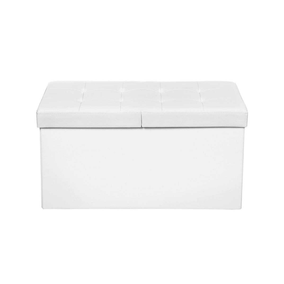 SITZBANK - Weiß, Holzwerkstoff (38/38/76cm) - Hansiro