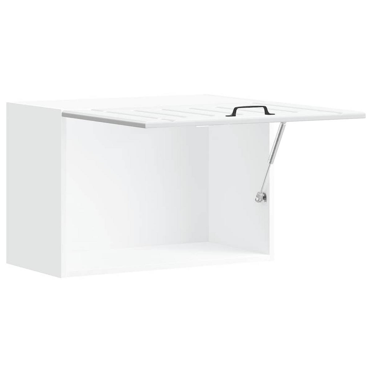 KÜCHENOBERSCHRANK Lucca mit 1 Tür 60/31/40 cm aus Holzwerkstoff Weiß - Weiß, Holz (60/40/31cm) - vidaXL