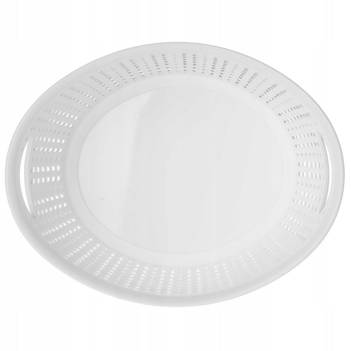 KUNSTSTOFFKORB 1,5L, weiß - Weiß, Kunststoff (21/16cm) - KADAX
