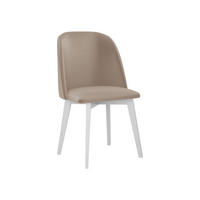 STUHL Monti 3, Holzfarbe: Weiß - Beige/Weiß, Holz (48/83/55cm) - MIRJAN24