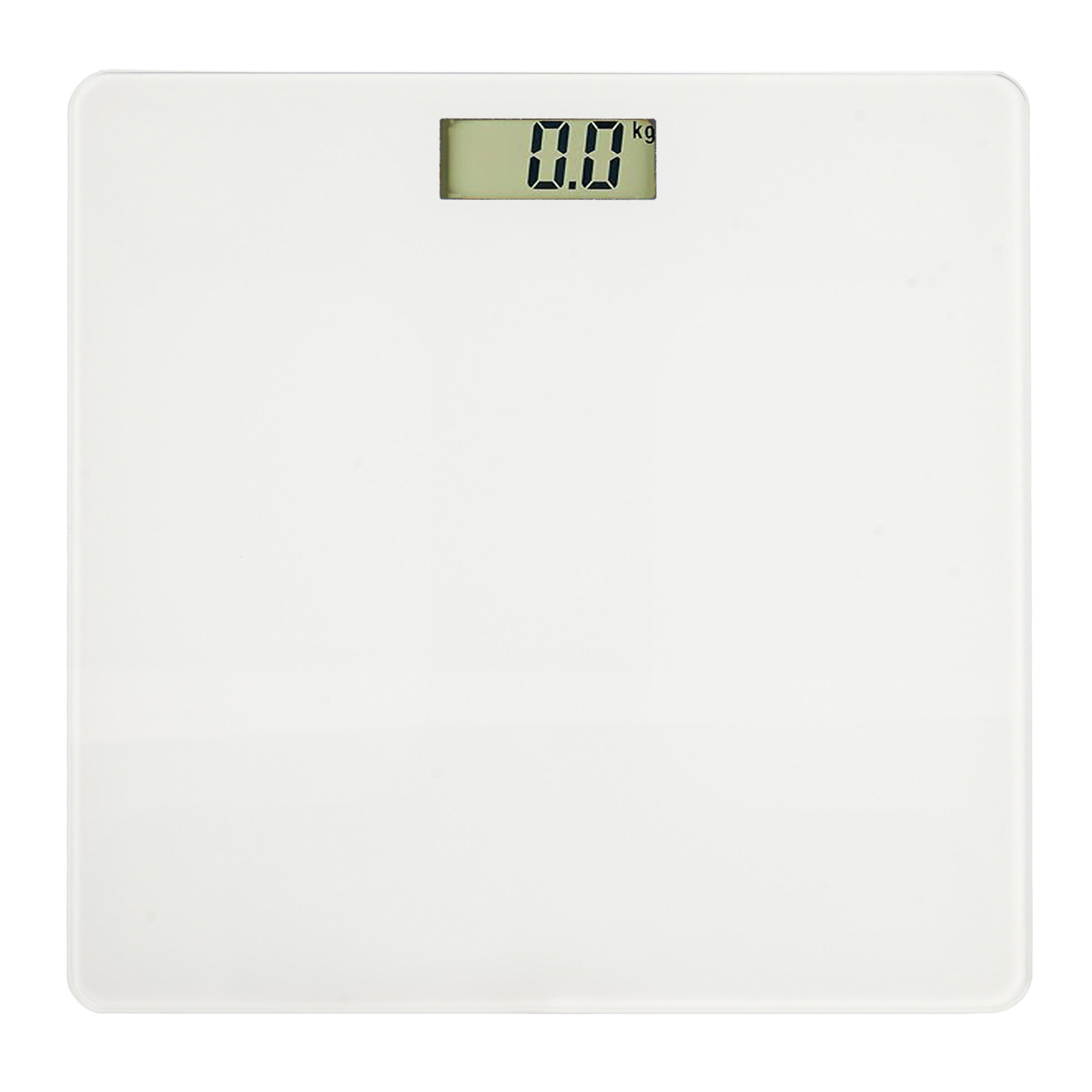 PERSONENWAAGE bis 150 kg - Weiß, Glas (26/26/2cm) - Berilo