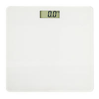 PERSONENWAAGE bis 150 kg - Weiß, Glas (26/26/2cm) - Berilo