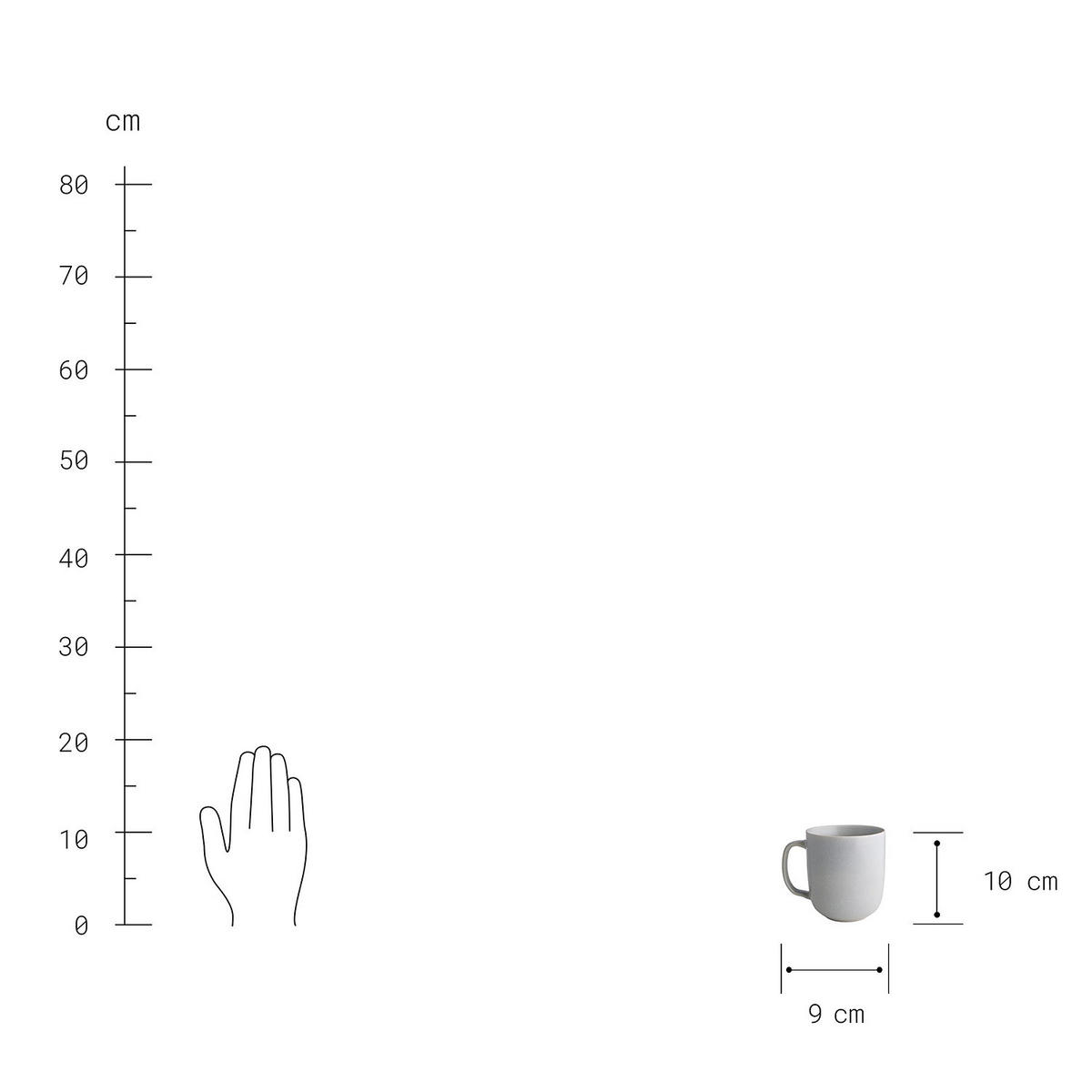GESCHIRR-SET (16-teilig) Casa Nova - Grau, Keramik (27/1/27cm) - Butlers