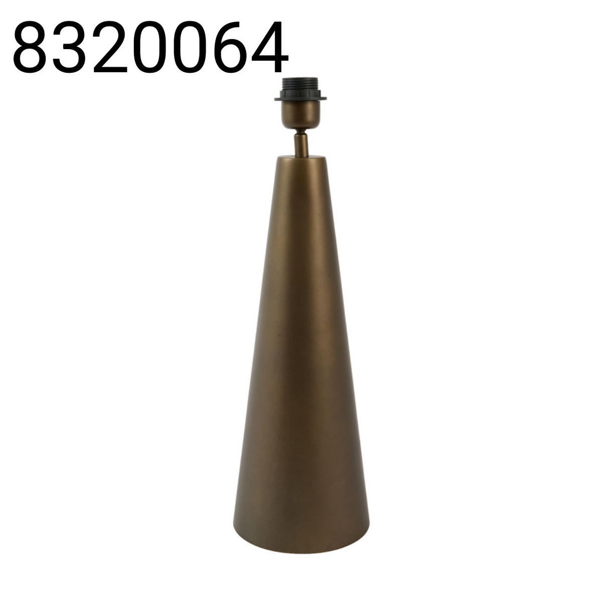 LAMPENFUSS Belodi - Braun - 16/16/46 cm - Braun, Metall (16/16/46cm) - Light & Living