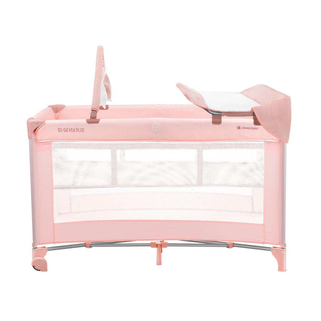 Thumbnail - Kikka boo Reisebett, Rosa, Pink, Kunststoff, 60x120 cm, Babymöbel, Babybetten, Reisebetten