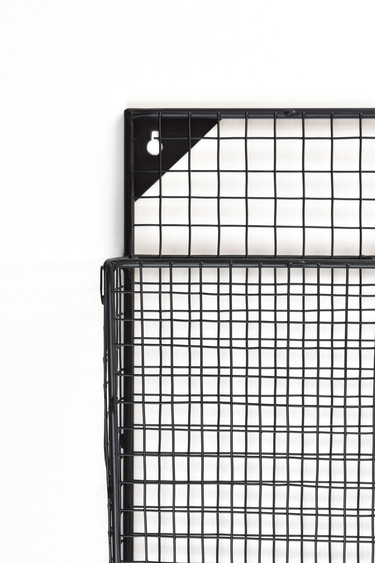 ZEITSCHRIFTENSTÄNDER Wiva Schwarz - Schwarz, Metall (30/70/10cm) - LOFT42