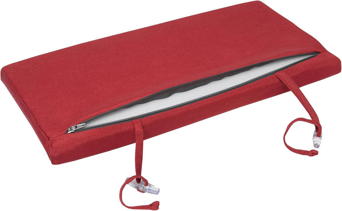 ROLLLIEGENAUFLAGE Loft RL 200x60x5cm Rot (2tlg) - Rot, Textil (60/10/200cm) - Beautissu 