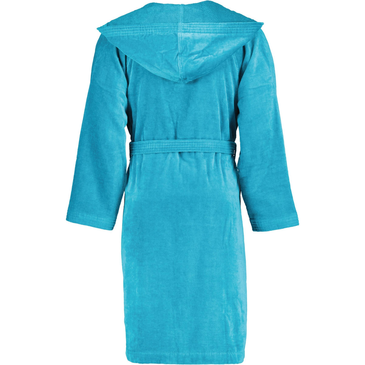 BADEMANTEL UNISEX KURZMANTEL MIT KAPUZE TEXAS LAGOON - 5890 - Blau, Textil (XLnull) - Vossen