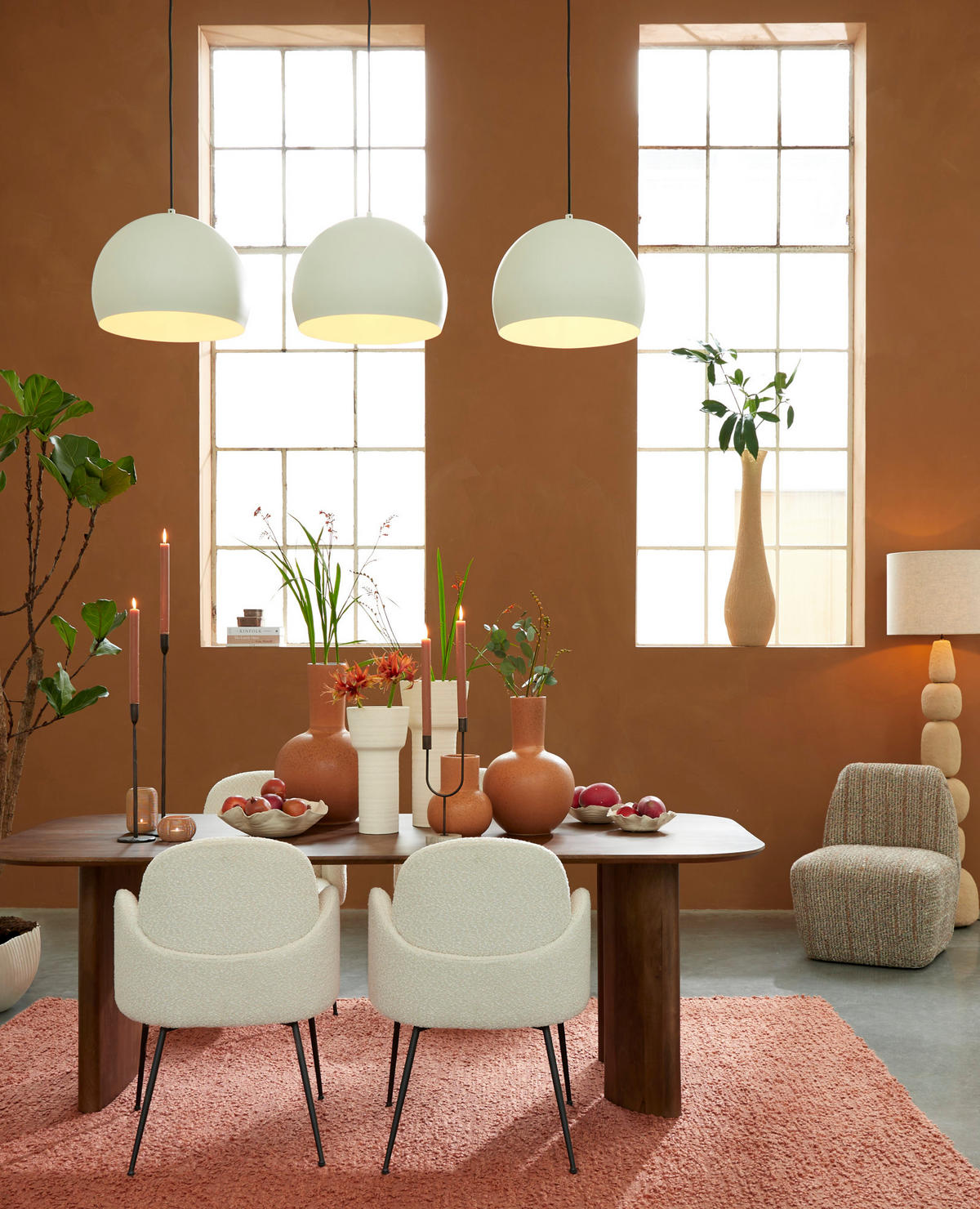 ESSZIMMERSTUHL Chiba Weiß 62/59/86 cm - Weiß, Textil (62/86/59cm) - Light & Living
