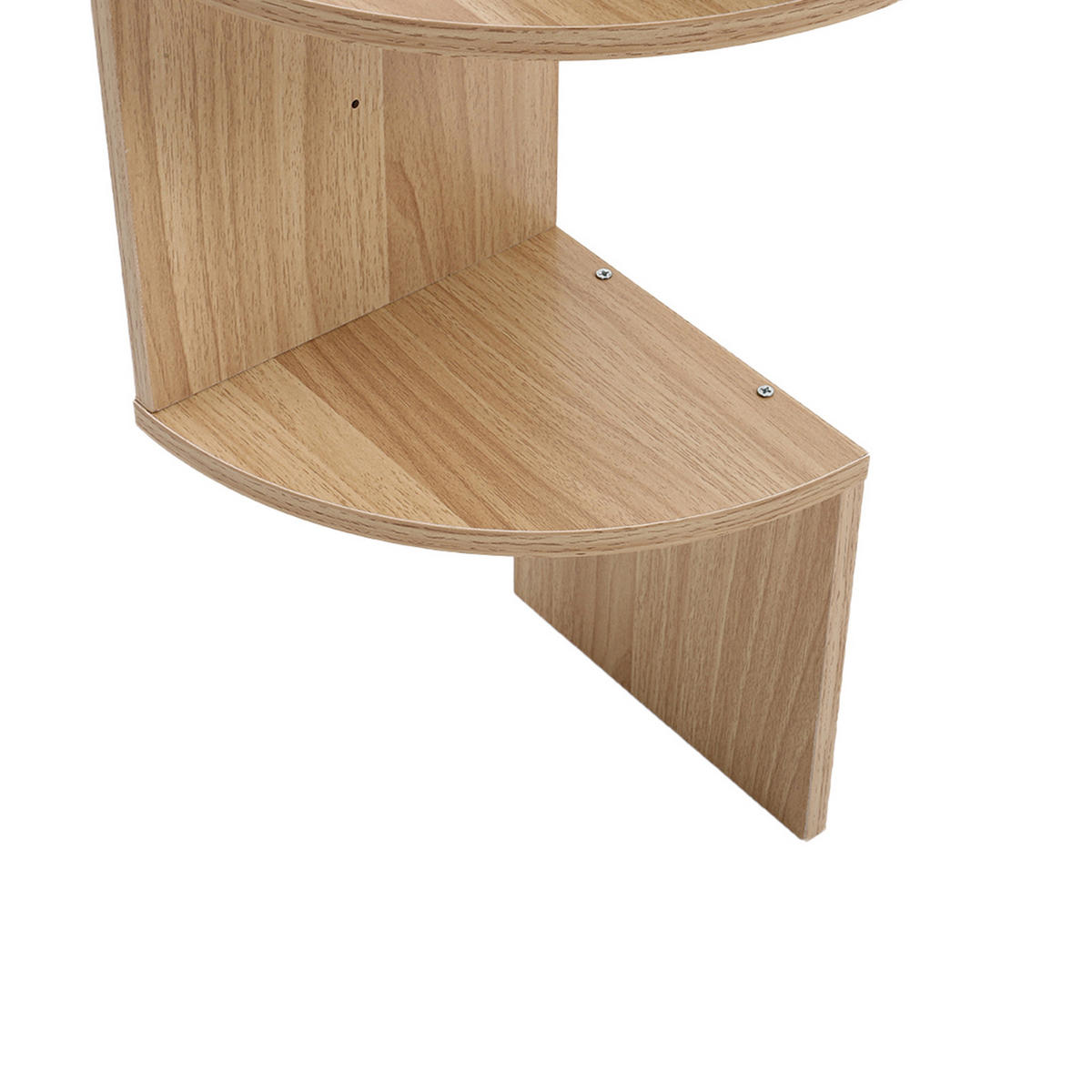 WANDREGAL 19.5/19.5/81 cm 3-Stufig Wandmontage Holz Hellbraun - Hellbraun, Holzwerkstoff (19.5/81/19.5cm) - Livingandhome