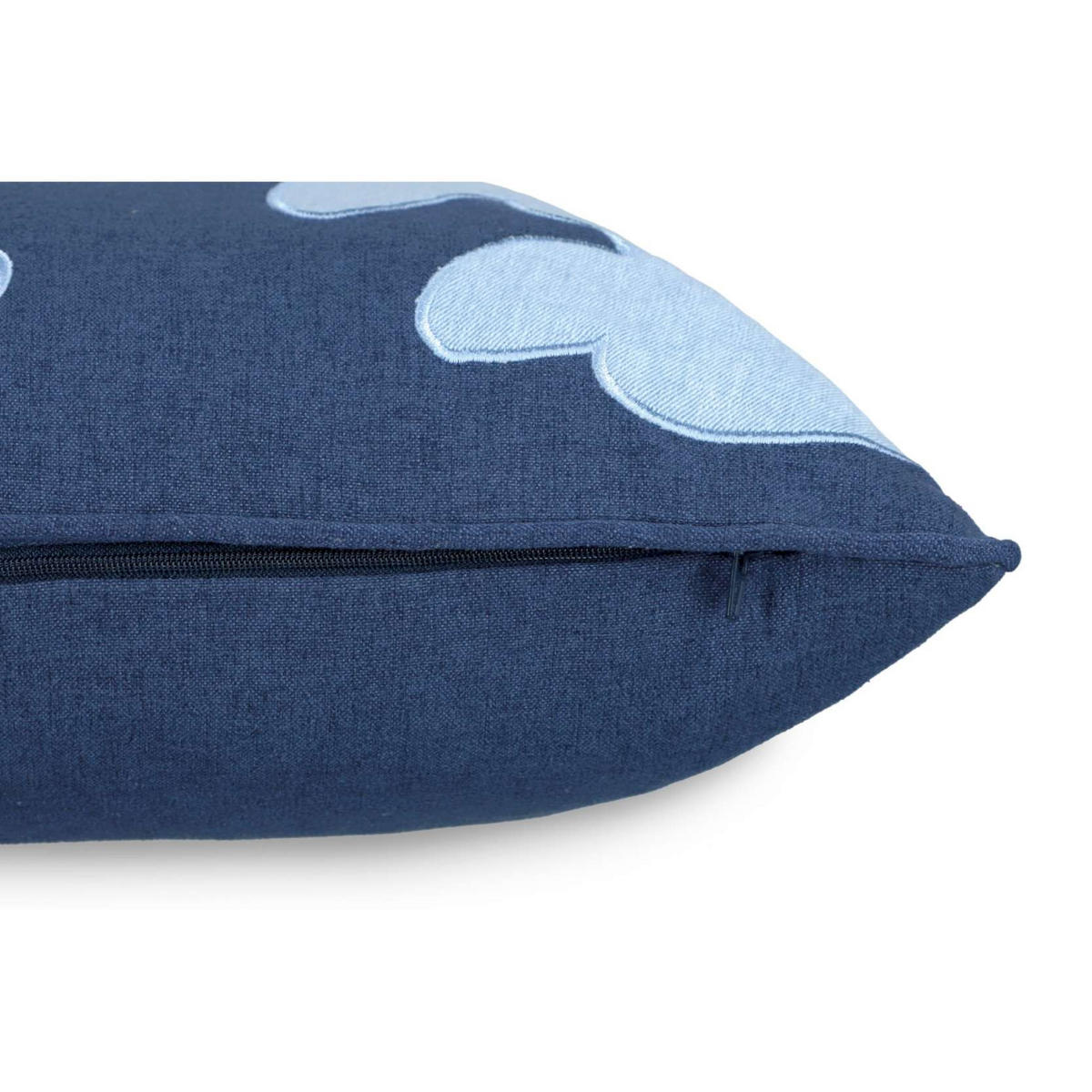 KISSENHÜLLE ALISA - Blau, Textil (45/45cm) - Esprit