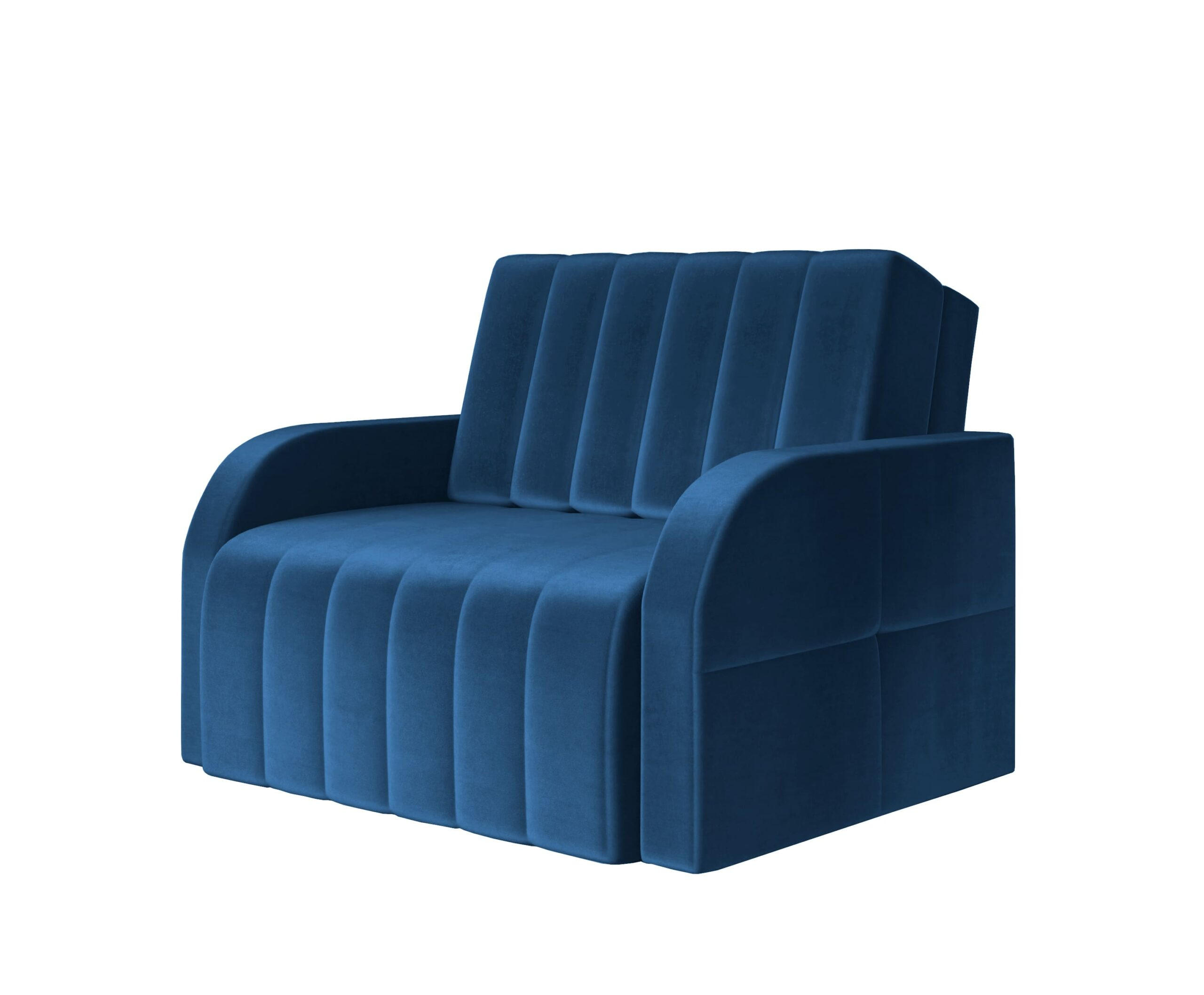 SCHLAFSESSEL Montana 80 - Dunkelblau - Dunkelblau, Holz (101/90/104cm) - Möblo