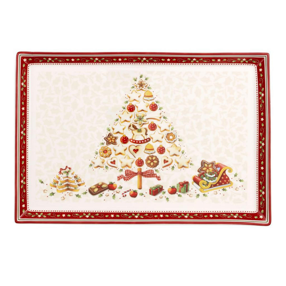 GEBÄCKPLATTE Winter Bakery Delight bunt 40 x 27,5 cm - Multicolor, Keramik (27.5/2.8/40cm) - Villeroy & Boch