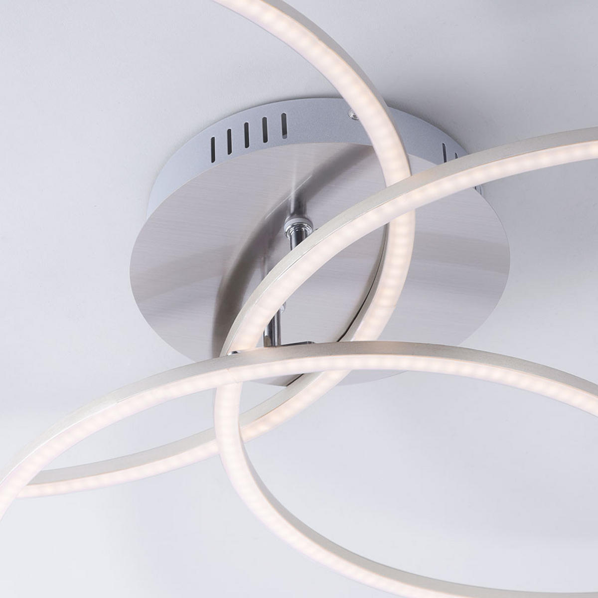 LED DECKENLEUCHTE IVANKA Silber - Silberfarben, Metall (79/76/9cm)