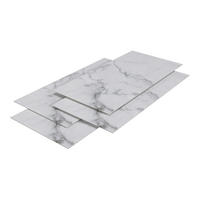 DUSCHRÜCKWAND-SET 8 TLG. Bladel - Schwarz/Weiß, Kunststoff (60/120/0.3cm) - [neu.haus]